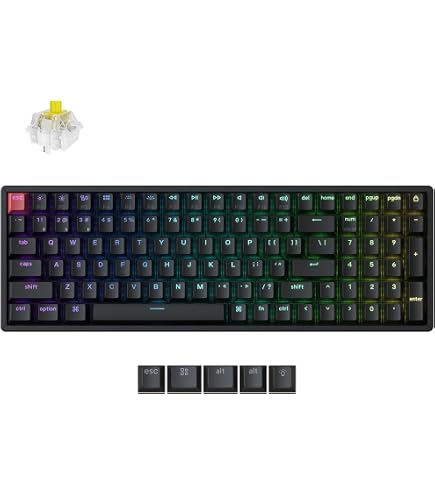 Amazon.com: Keychron K4 QMK Wireless Custom Mechanical Keyboard